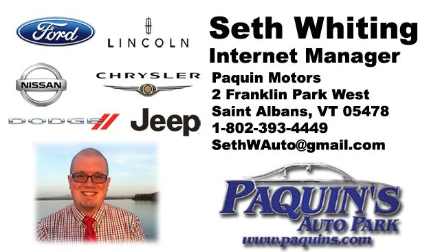 Seth Whiting Business Card