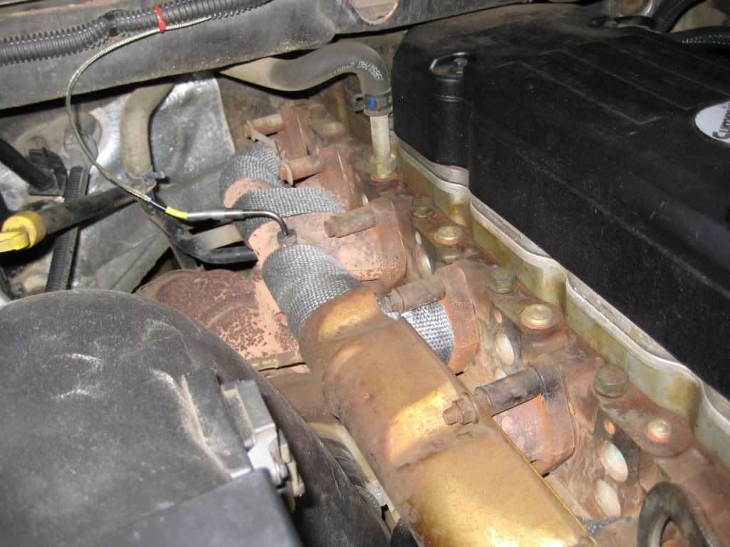 Wrapping exhaust manifold Dodge Cummins Diesel Forum