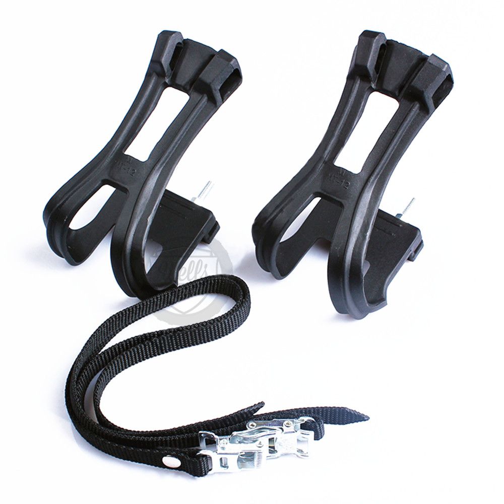 New Mountain Bike Road Bicycle MTB Pedal Cycle Toe Clips Straps Clip eBay