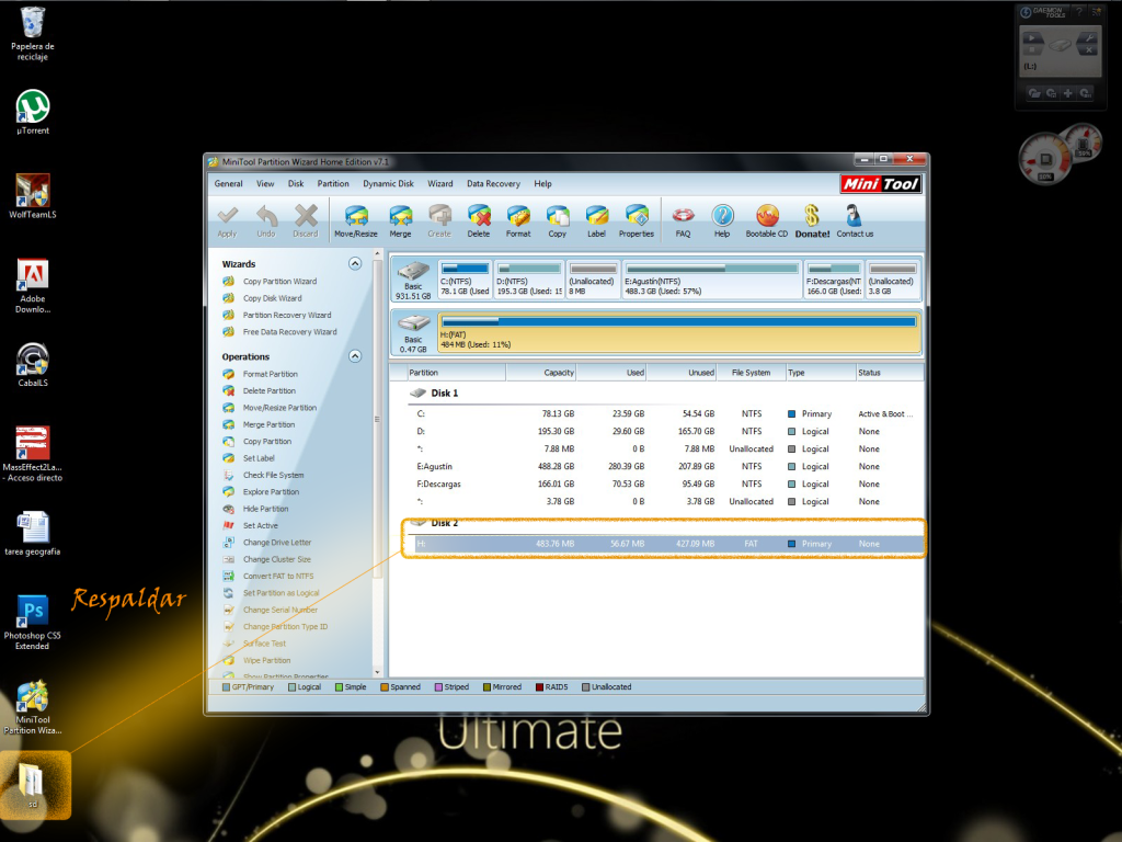 (Aporte) Particionar SD, para RAM, Apps, y tus cosas. (Aporte) Particionar SD, para RAM, Apps, y tus cosas.