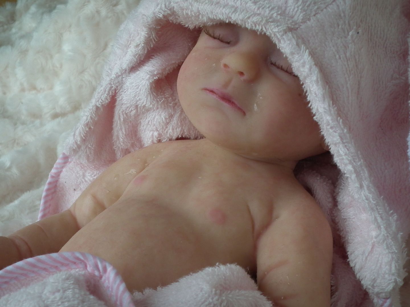 Full Body Platinum Ecoflex Silicone Reborn Lifelike Baby Doll Ebay