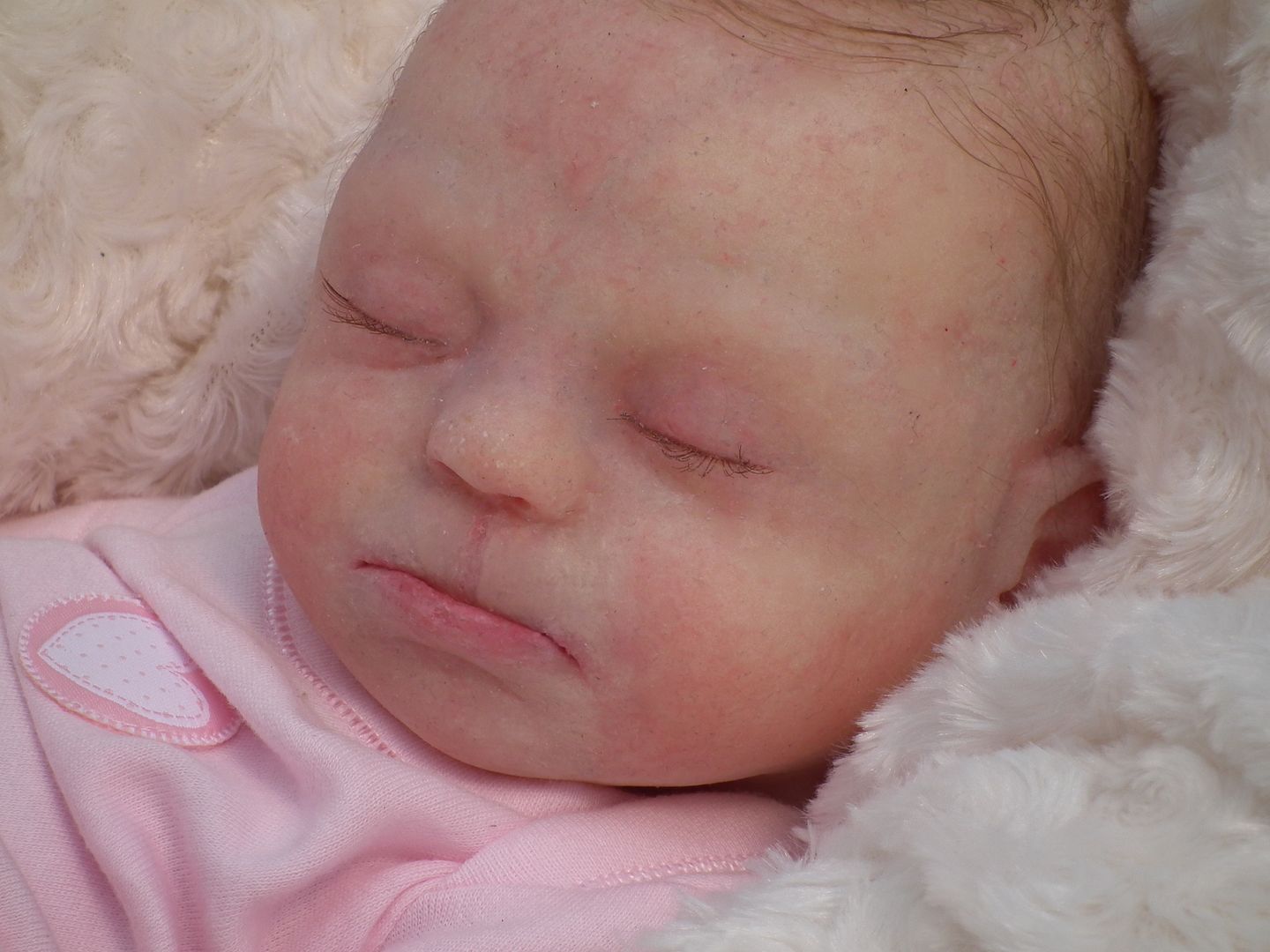 ♥ FULL BODY reborn lifelike baby girl doll ♥ solid PLATINUM SILICONE