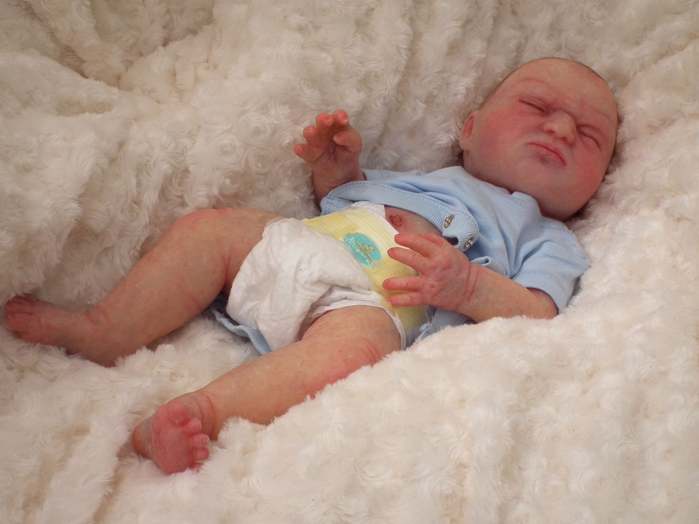 Details about �� FULL BODY reborn lifelike baby BOY doll �� solid