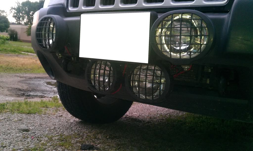 Install off road lights jeep grand cherokee #3