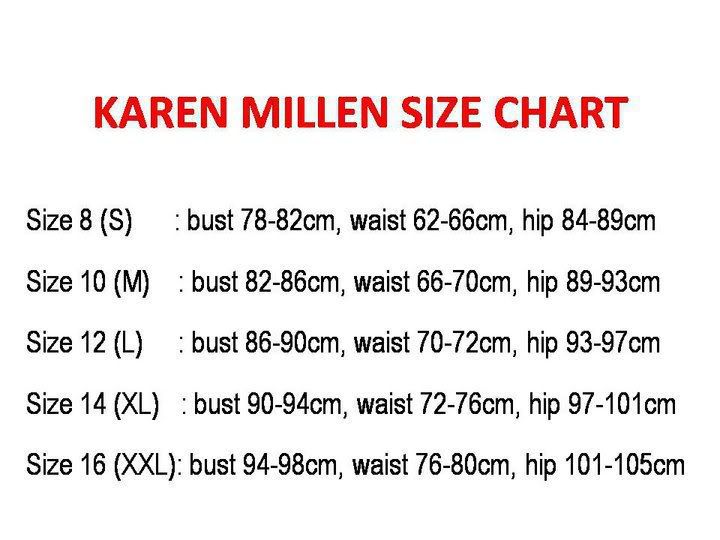 Millen Size Chart Us
