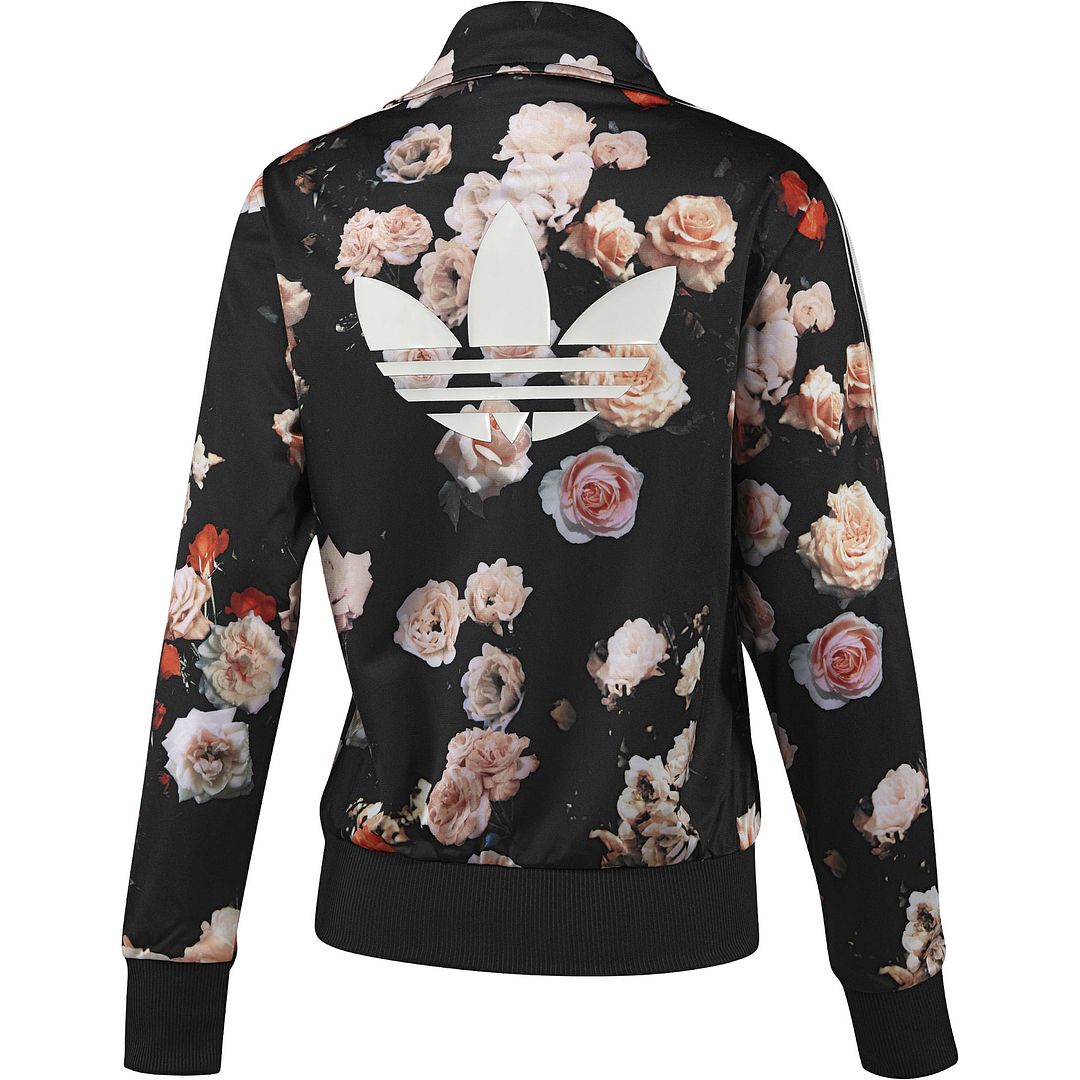 adidas floral print jacket