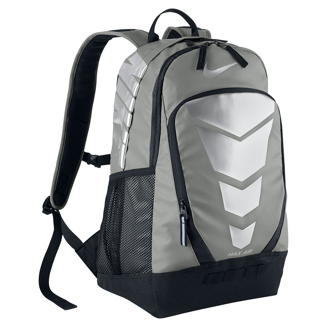 Nike Max Air Vapor School Large Backpack BA5108-001 Grey/Black/Silver 34 Liters | eBay