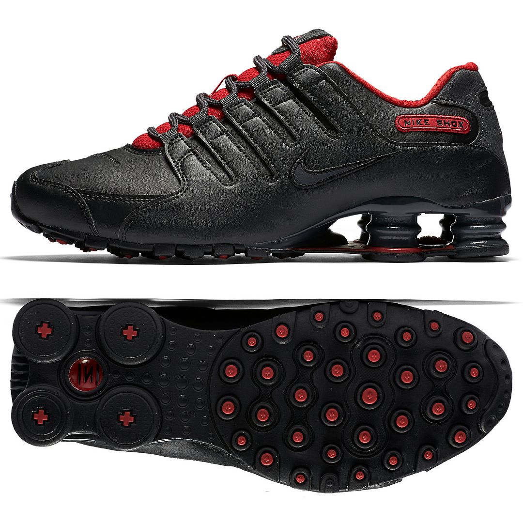 leather nike shox