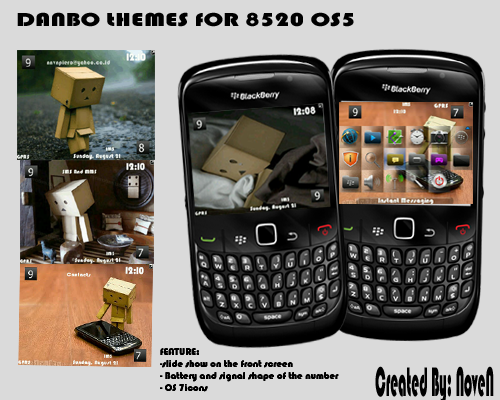 Colourfull free themes for blackberry.