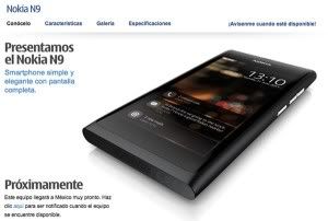Nokia N9 Mexico