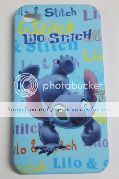   Cantoon film Lilo & Stitch Soft Case Cover Skin for iPhone 4G iPhone 4