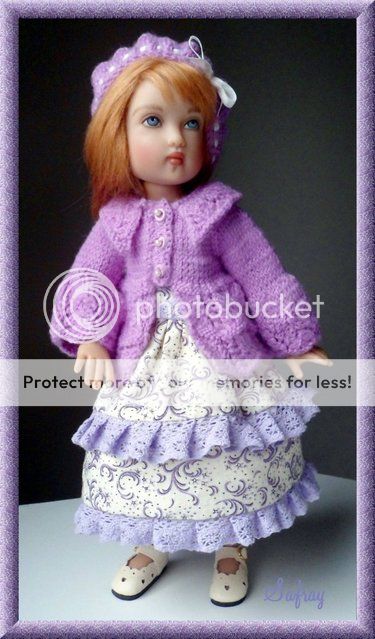 OOAK Handmade Fashion Outfit for KISH BETHANY 12 ~ Lilac Lace~  
