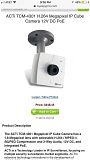photo ATCi TCM-4301 H.264 Megapixel IP Cube Cameras 12v DC PoE MSRP 364.45 1.8mp 2 way audio.jpg