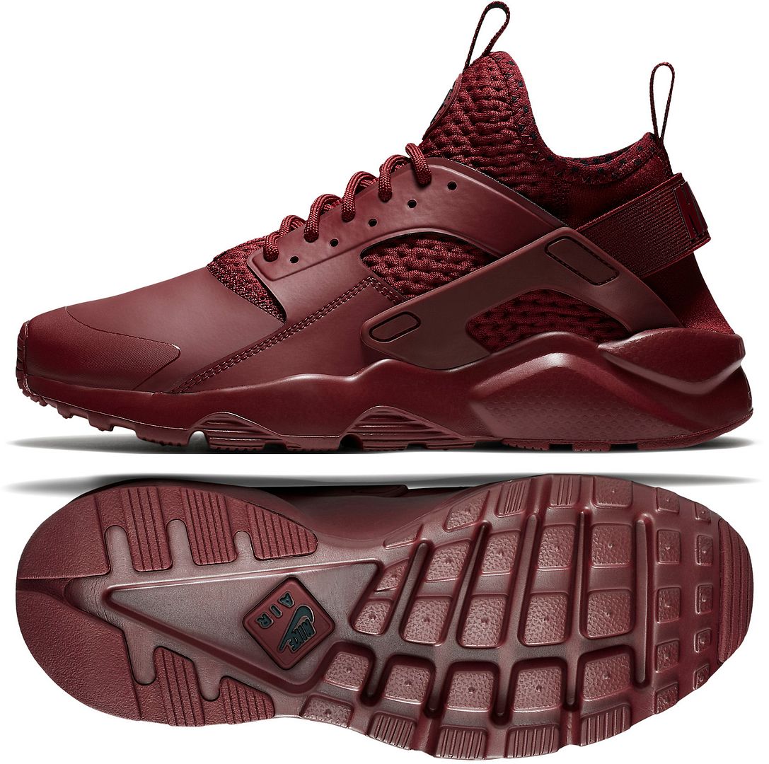 mens nike air huarache run ultra running shoes team red mens nike air huarache run ultra running shoes team red