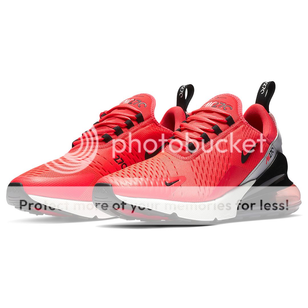 Nike Air Max 270 Red Orbit Vast Grey Black Bv6078 600 Men S Athletic Shoes Ebay