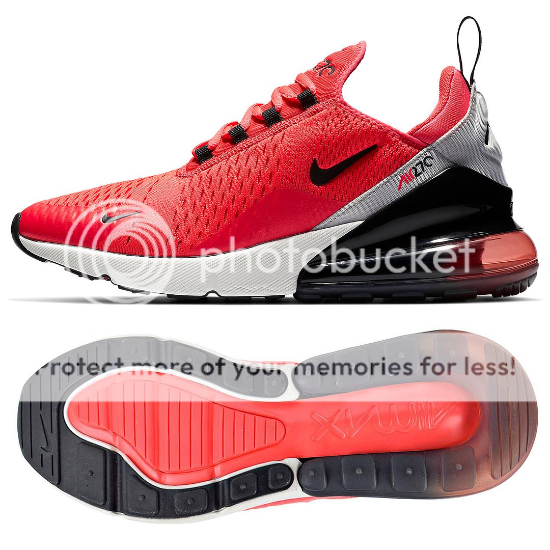 Nike Air Max 270 Red Orbit Vast Grey Black Bv6078 600 Men S Athletic Shoes Ebay