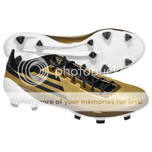 NIB Adidas F50 Adizero Lionel Messi TRX FG Gold Mens Soccer Boots 