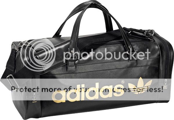 Adidas Originals ADICOLOR AC Teambag Black Gold Large Gym Duffle